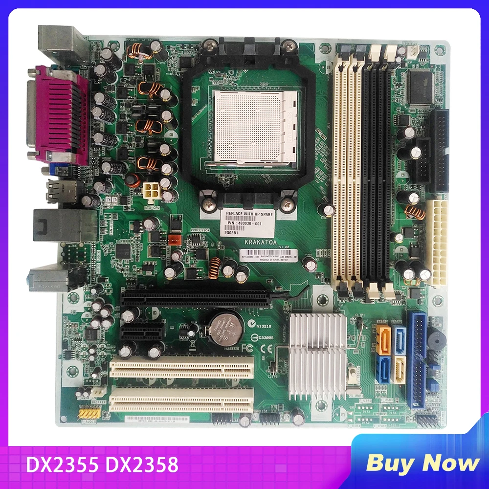 100% Working Desktop Motherboard for DX2355 DX2358 480030-001 MCP-N61 AM2 System Board Fully Tested