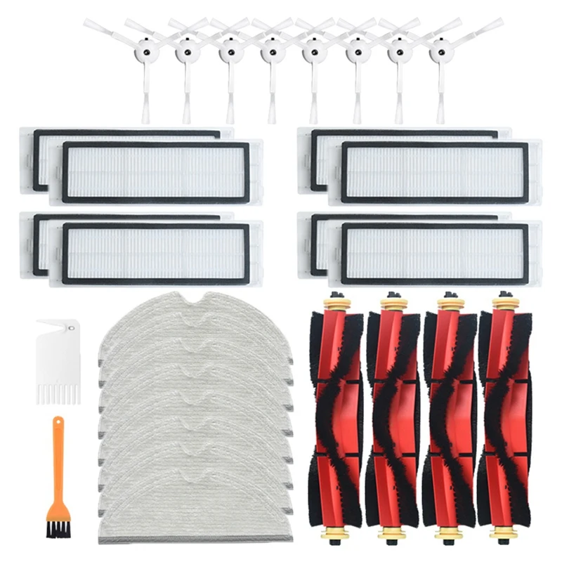 

1 Set Sweeper Accessories High Quality Roller Brush Kits For Xiaomi Roborock S6 MAXV S6 PURE S6 1/1S Robot Vacuum Cleaner