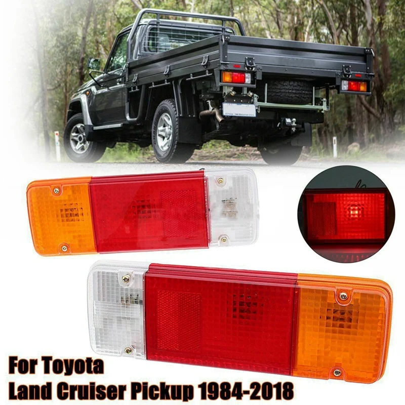 

1 Pair Rear Tail Light for Toyota Hilux TRAY UTE/Cab Chassis 1984-2018 for Landcruiser 70 75 78 79 Series Tray 1984-2018
