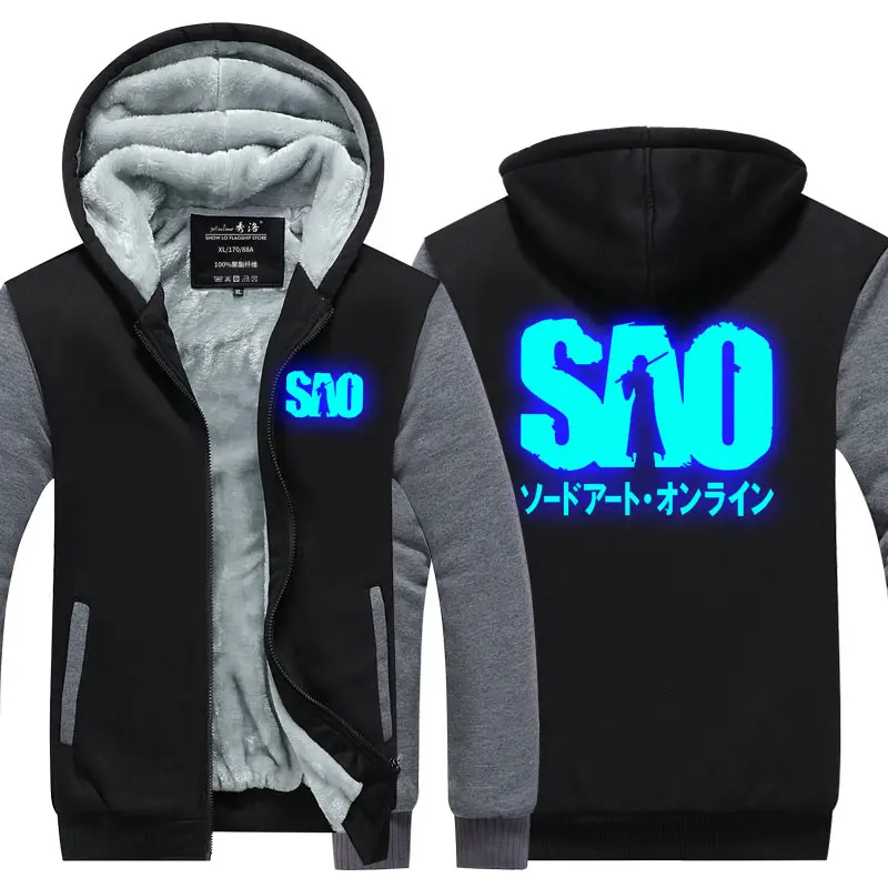 Popular Anime Sword Art Online Men's Hoodie Tops 3D SAO Anime Harajuku Fashion Hooded Sweatshirt Fall Casual Pullover Tops