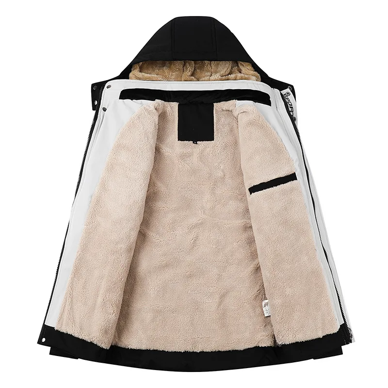 Brand Winter Parkas Men Warm Thick Windproof Jacket Men Quality Multi-pocket Hooded Coat Men's Fashion Waterproof Outwear L-7XL