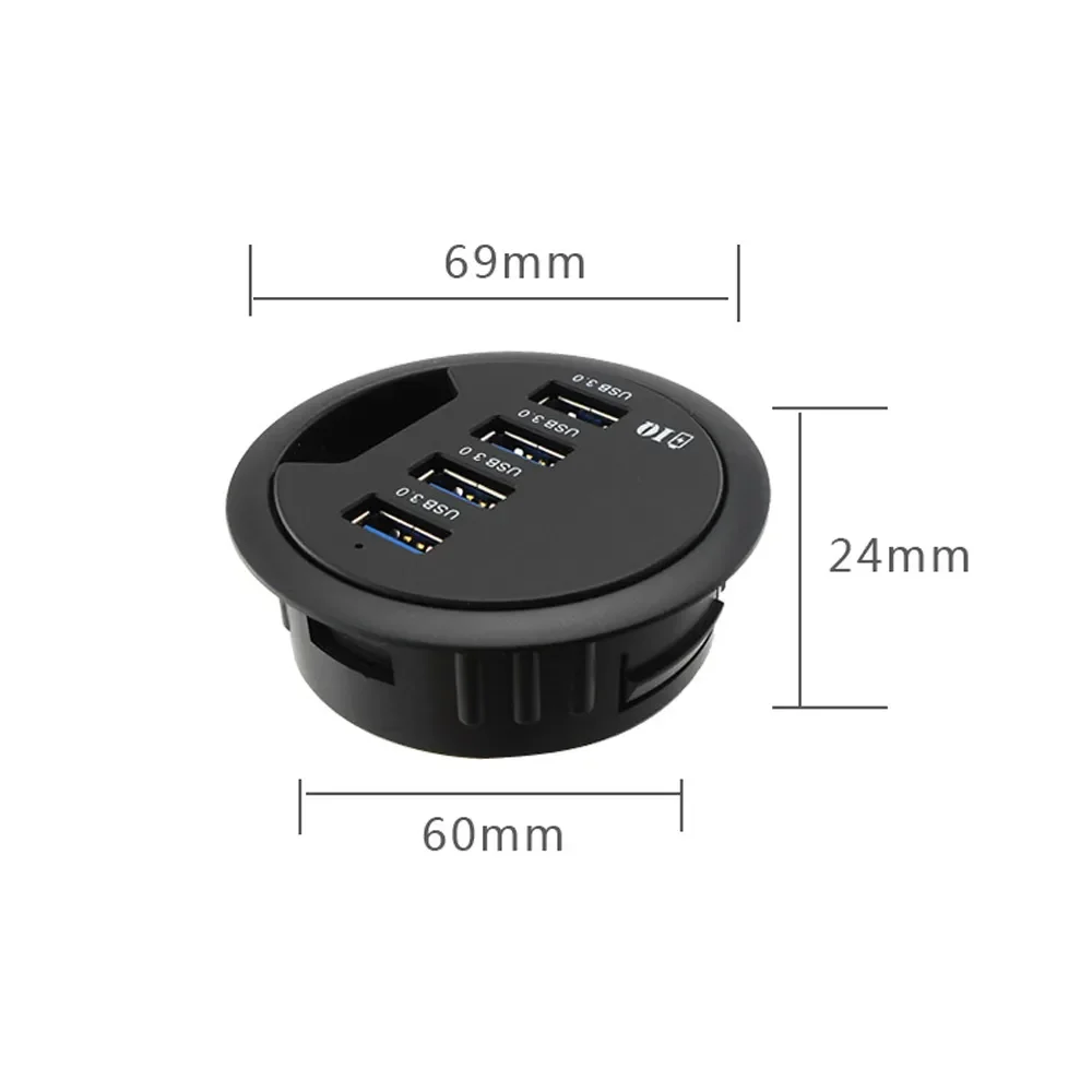 

USB 3,0 разветвитель с 4 портами USB, длина кабеля 80 см