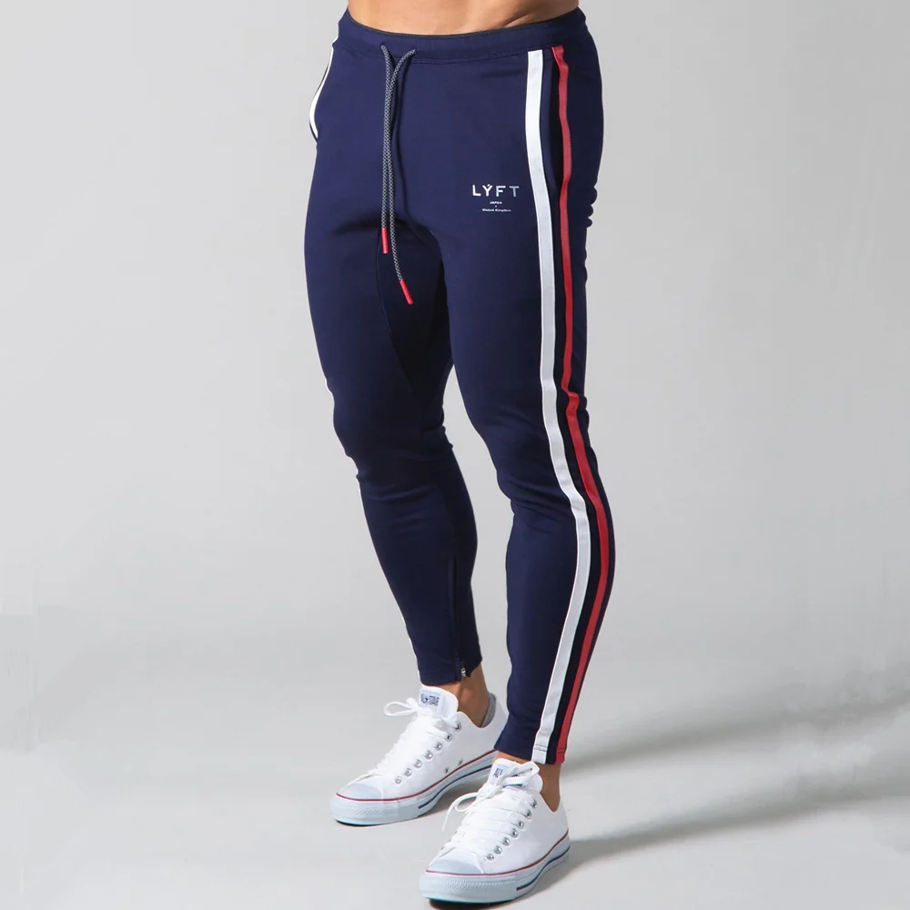 

Skinny Joggers Pants Men Running Sweatpants Cotton Track Pants Gym Fitness Sports Trousers Male Bodybuilding Training Bottoms