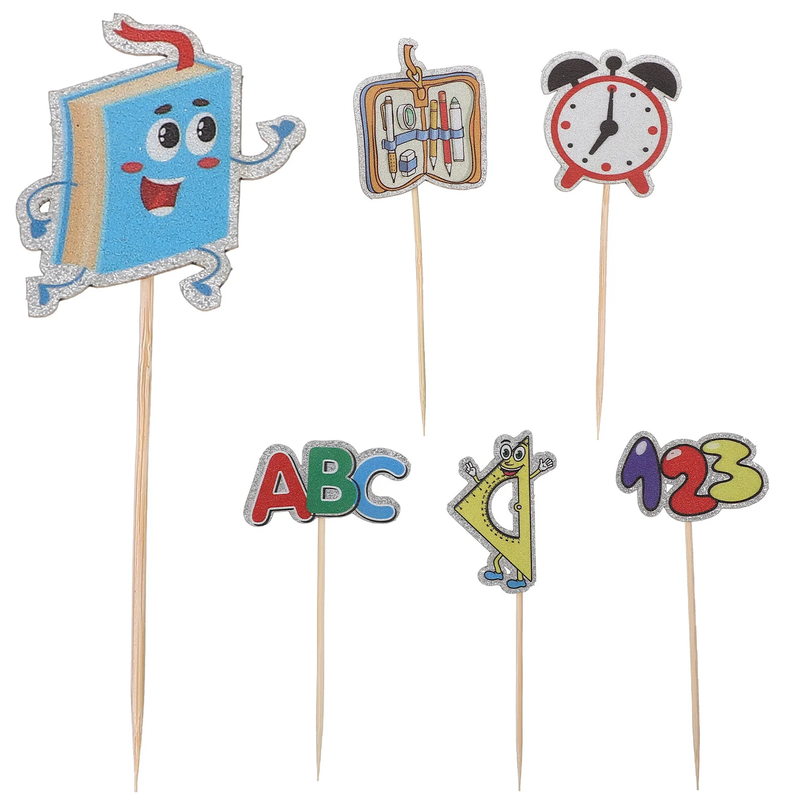 

Props Cake Party Cake Topper Insert Picks Decorative Cupcake Back Diy Cake Decor