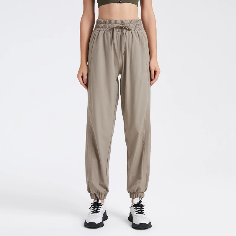 

Women Loose Sport Pants High Waist Yoga Harem Pant With Pocket Wide Leg Running Trousers Quick Dry Gym Fitness Sweatpants Female