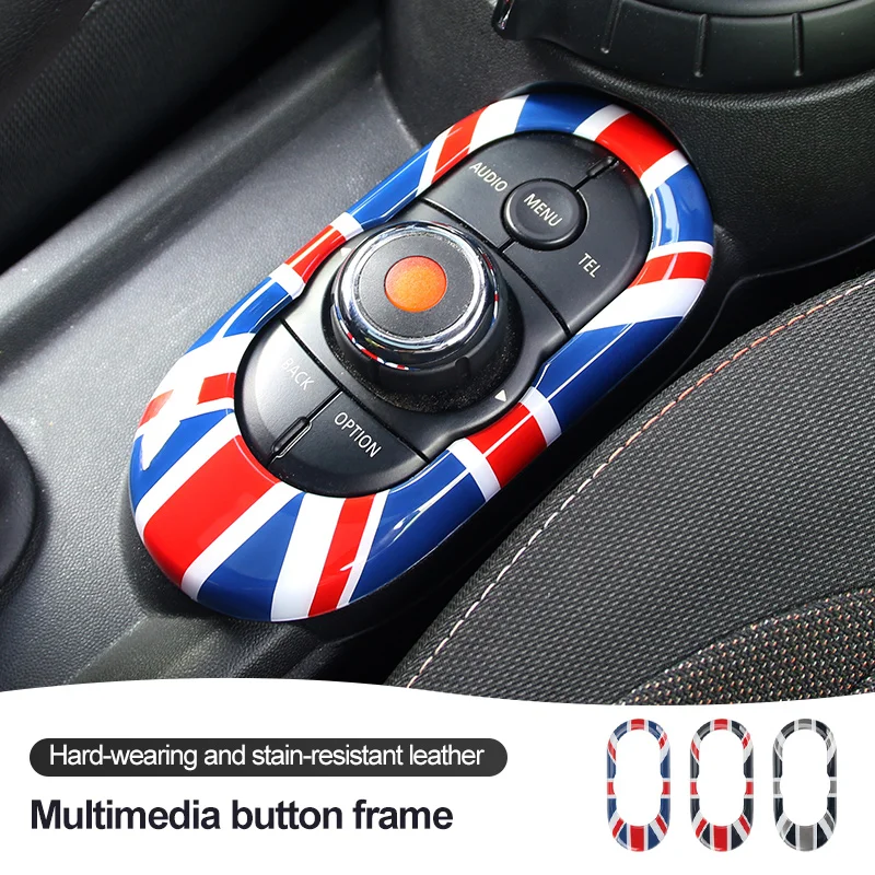 

Car Center Console Multimedia Button Gear Panel Housing Cover Sticker For M Coope r F 55 F 56 F 57 Modification Car Accessories