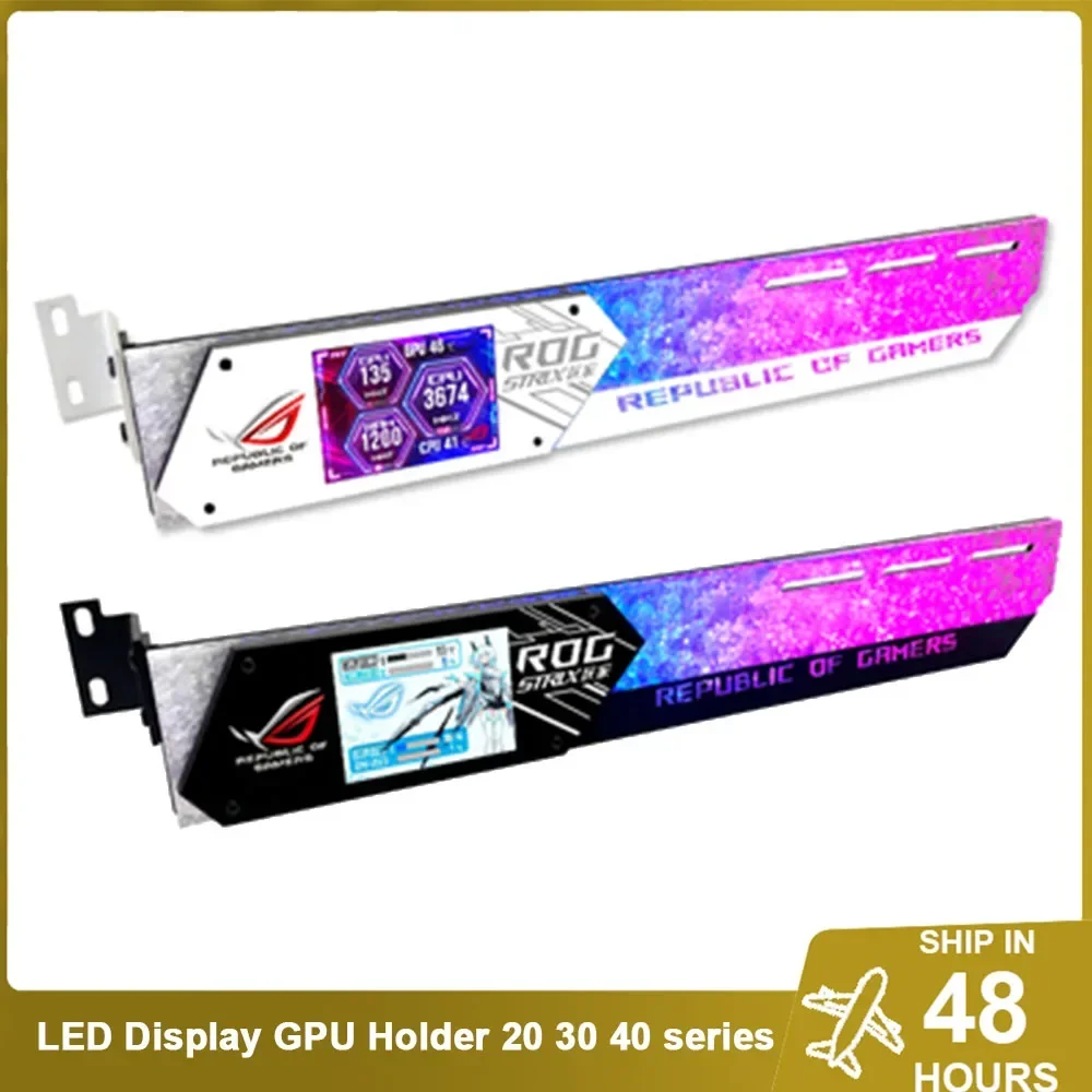 Кронштейн держателя VGA 2 2-дюймовый IPS-дисплей поддержка видеокарты ROG 4080 4070