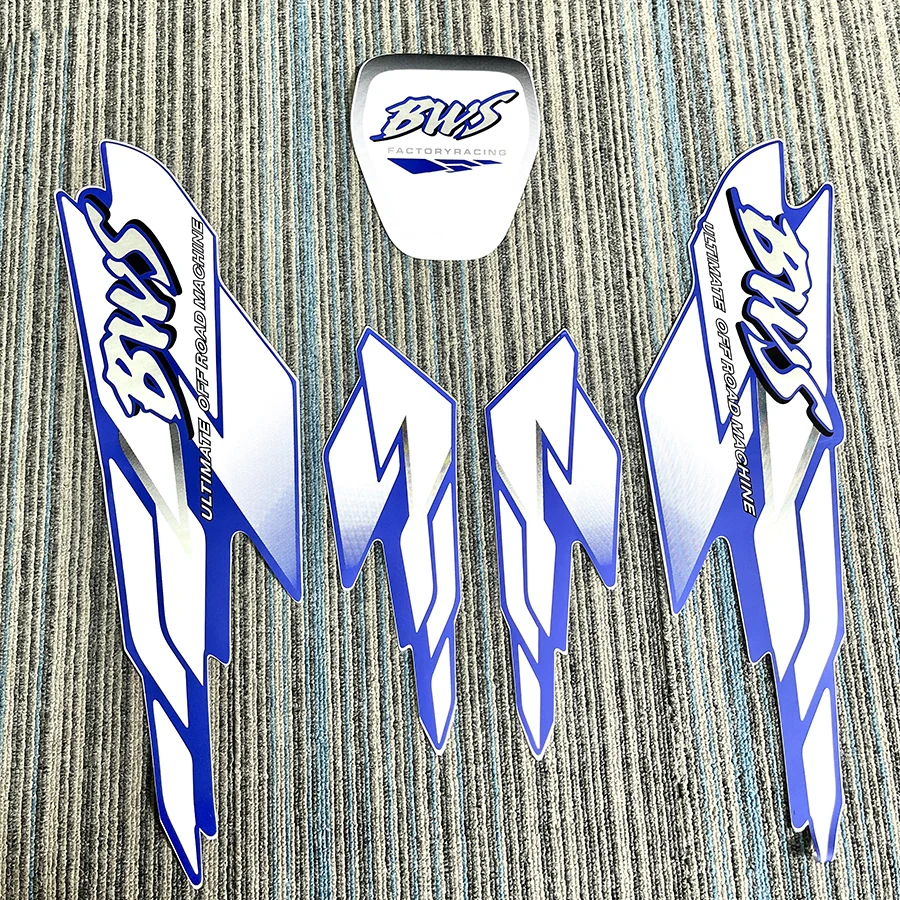 

Наклейки на обтекатели для мотоцикла Ямаха BWS100, красные/синие, 1 комплект, декоративные, отражающие