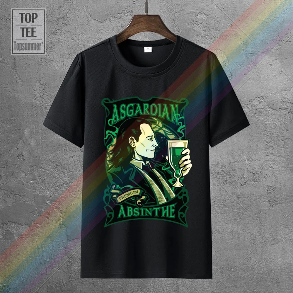 

Loki Tom Hiddleston Asgardian Absinthe Tee Thor Movie T-Shirt S M L Xl 2Xl 3Xl 2018 New 100% Cotton Top Quality T Shirt