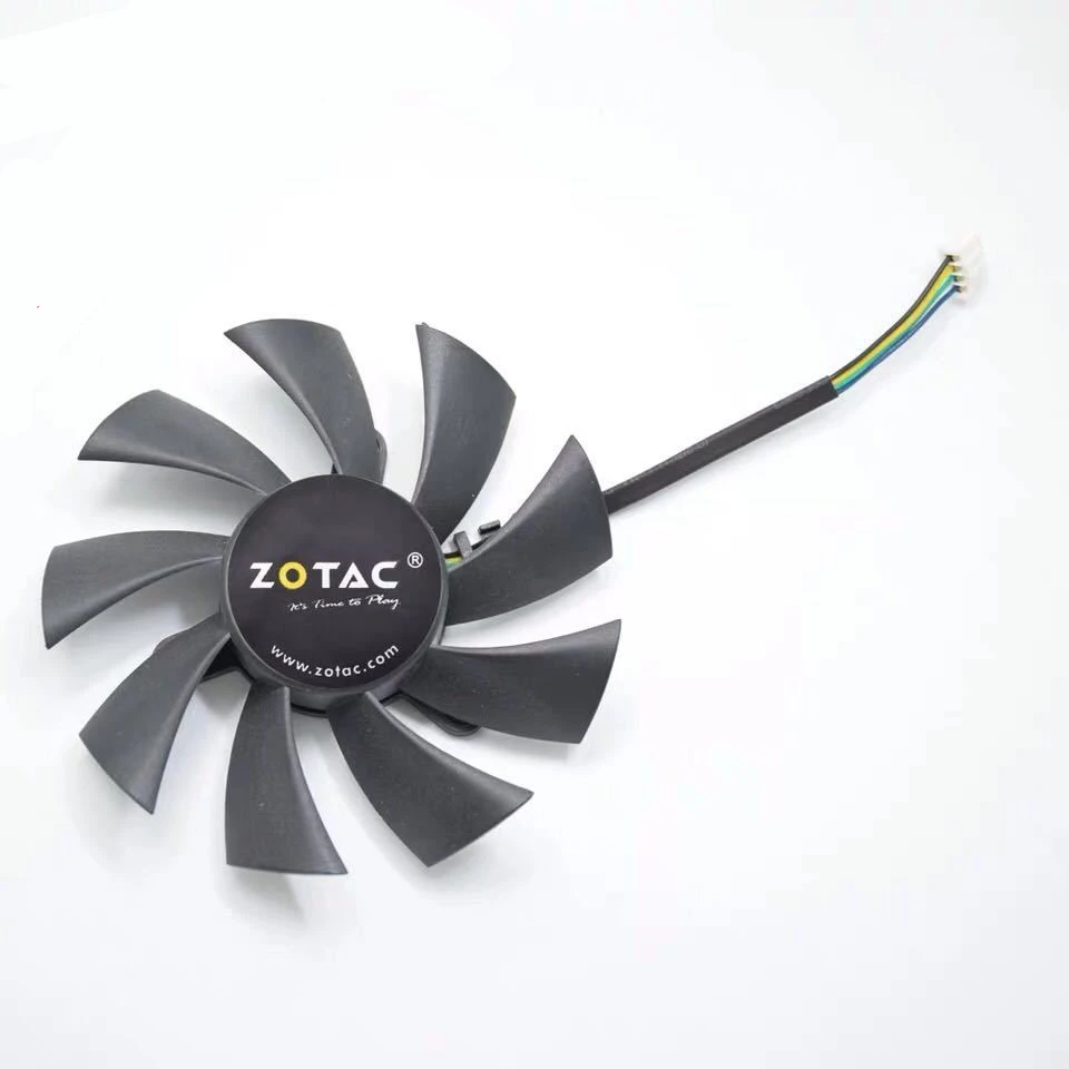 

Вентилятор видеокарты для Zotac GeForce GTX 1060 3 ГБ ITX Mini 1080 1070
