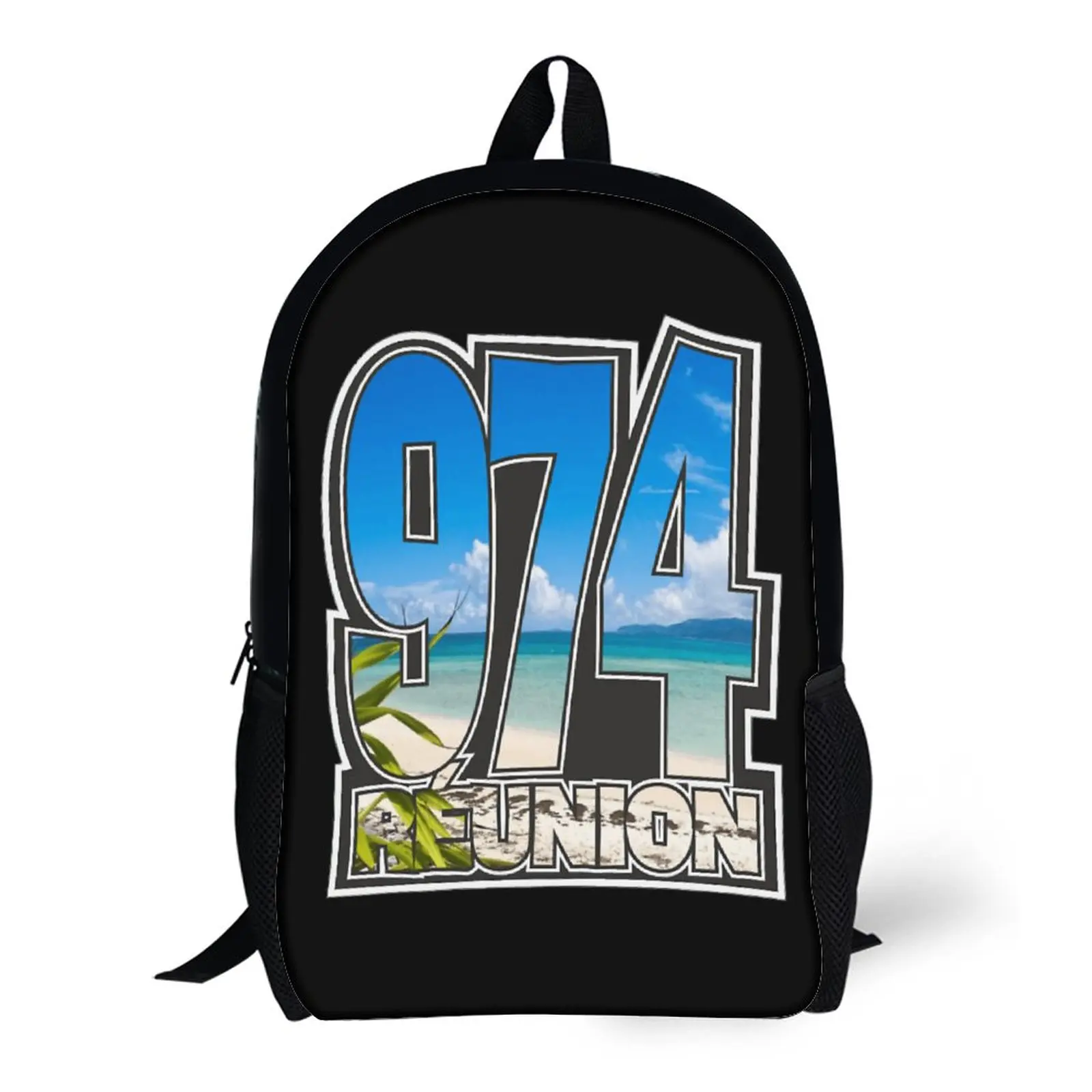 

17 Inch Shoulder Backpack Reunion Island 974 T Shirtby Sjp974run Lasting Graphic Cosy Sports Activities Field Pack