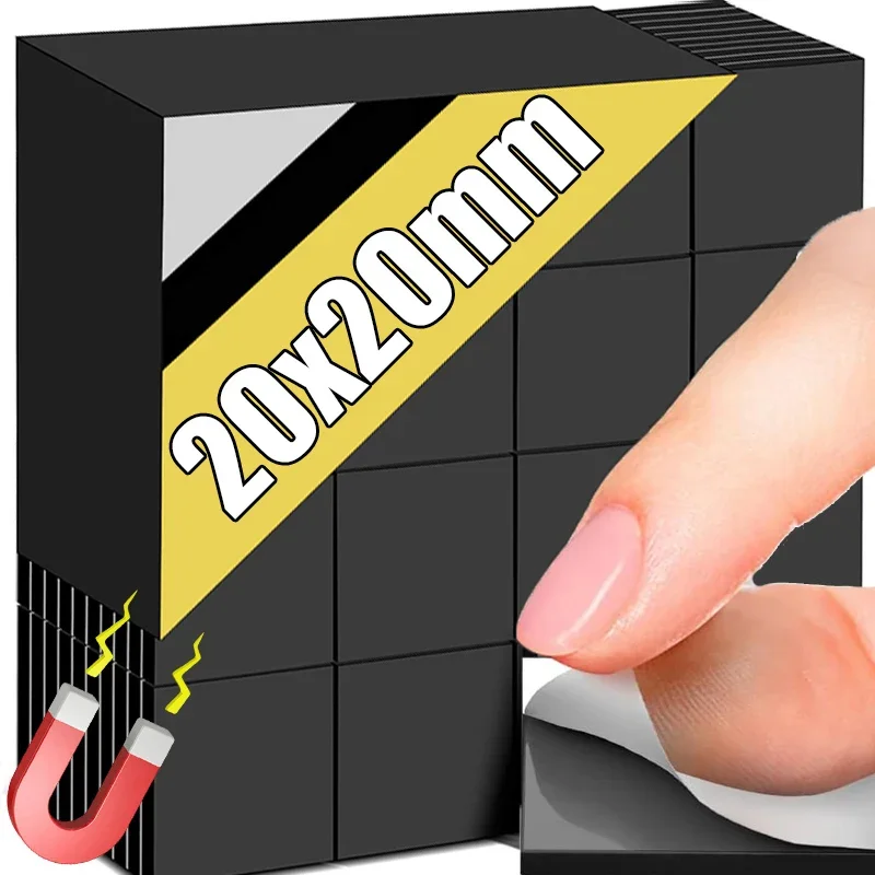 

Магнитные квадраты, 20x20 мм, 50 штук