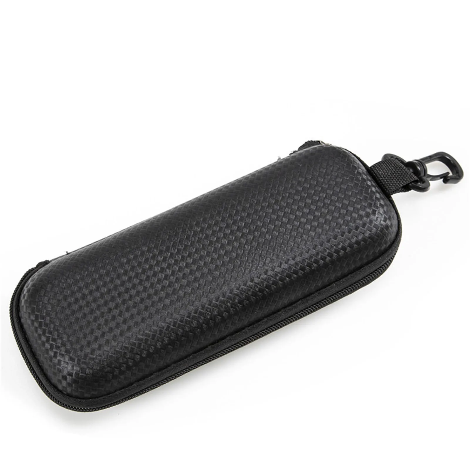 

Glasses Case In Square Shape Zipper Hard Eyeglass Case Box With Hook