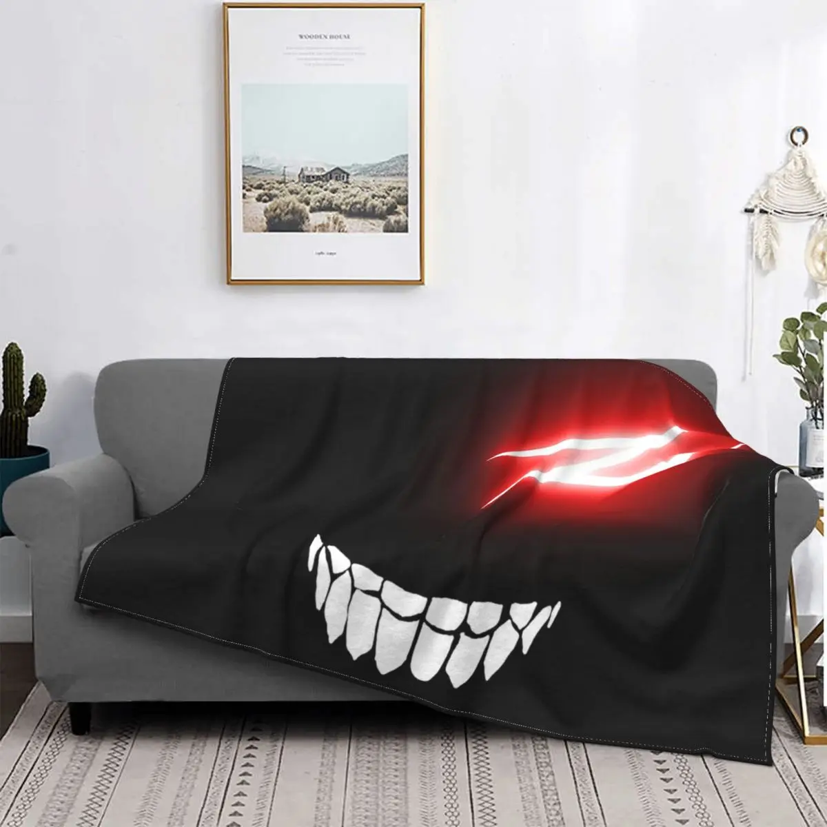 

Berserk Guts Griffith Behelit Manga Blanket Fleece Print Anime Multi-function Soft Throw Blanket for Bedding Bedroom Bedspreads