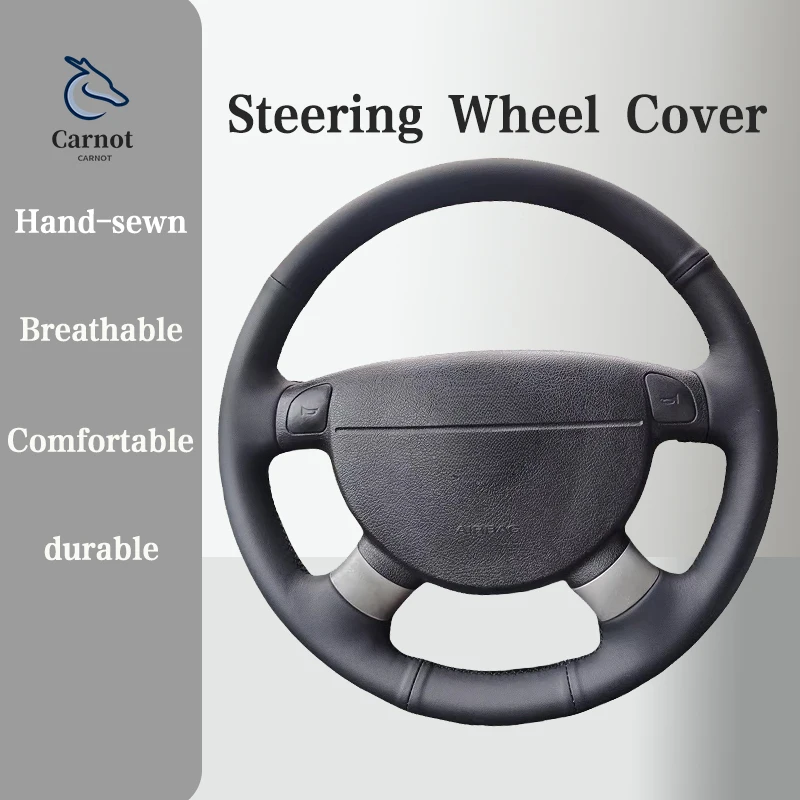 

Кожаный чехол на руль из микрофибры для Chevrolet Aveo LOVA Buick Excelle Daewoo Чехол для ручки салона Автомобильные аксессуары