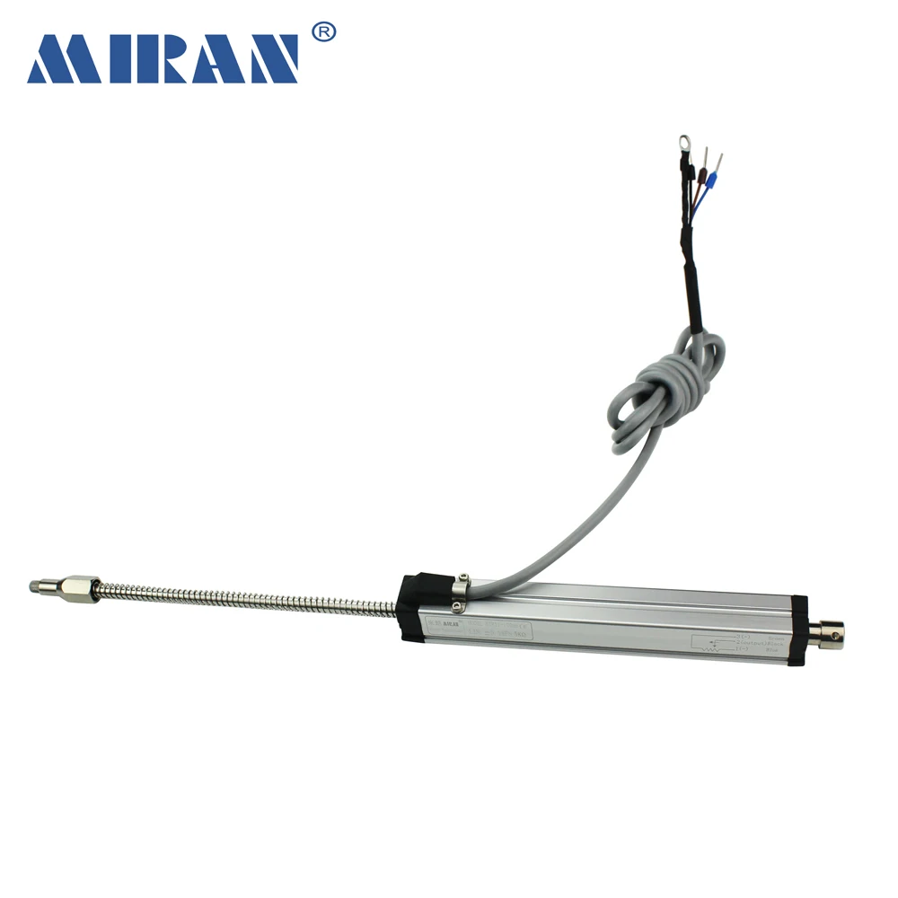 Miran KTR11 10-25mm New Design With Additional Protection Clamp Spring Self Return Linear Position Sensor Transducer Scale