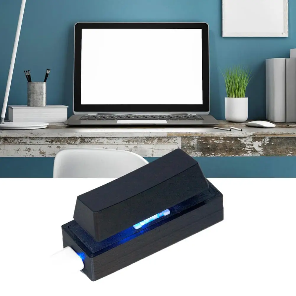 

Программируемая клавиатура для макросъемки, мини клавиатура, клавиатура с переключателем, голубая клавиатура с одной кнопкой Backspace, USB клавиша переключения пароля, клавиатура A4Q3