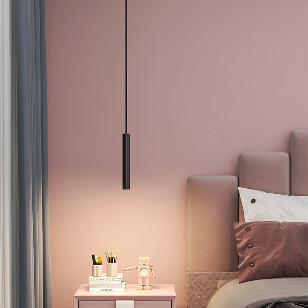 

Minimalist Aluminum Black Long Strip Chandeliers For Living Room Wall Decor LED Hanging Light Small Chandelier Dimmable