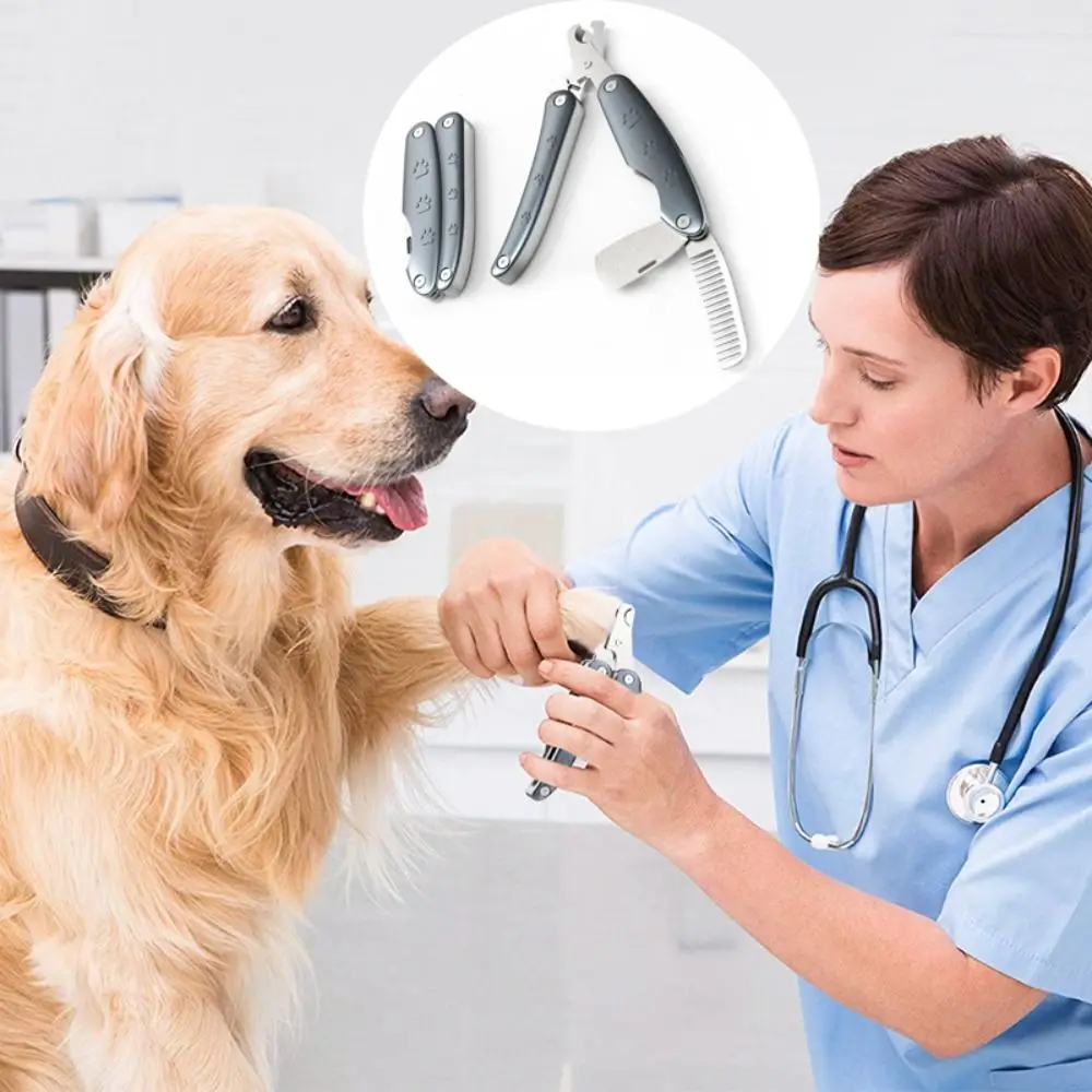 

Профессиональные кусачки для ногтей, триммер для собак и кошек, из нержавеющей стали, для экономии труда, чистящие принадлежности