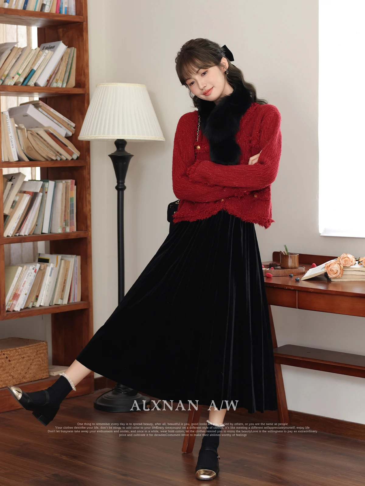 ALXNAN женские классические базовые кардиганы с необработанными краями v-образным