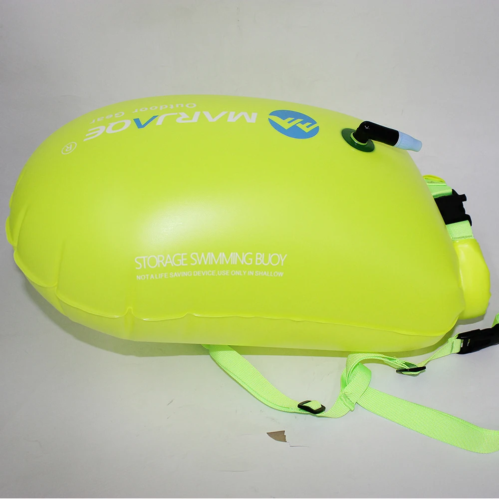 20L Inflatable Open PVC Hot Sale Single Airbag Swimming Float Rafting Storage Waterproof Bag Buoy Water Sports Safety Bag