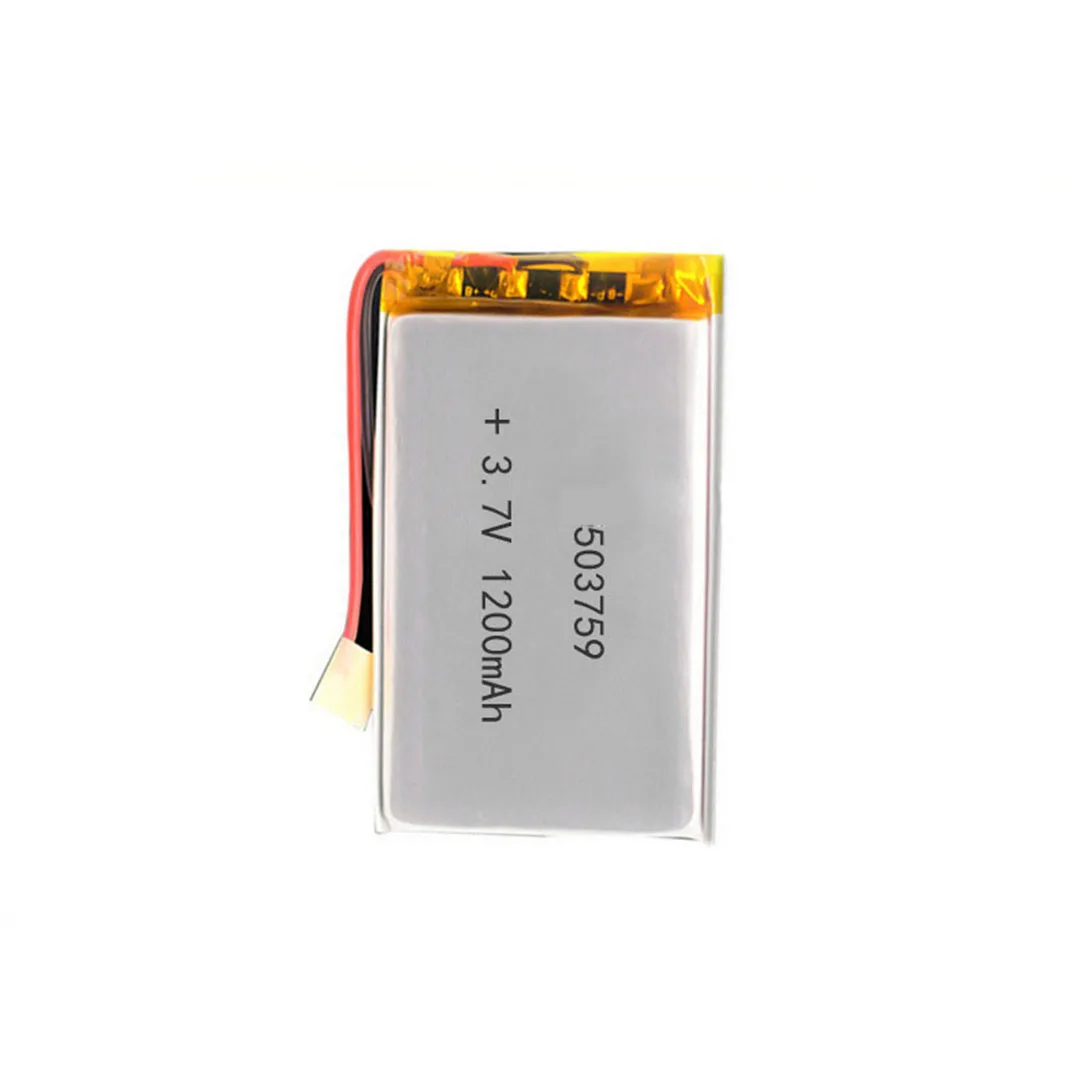 

1PCS 3.7V 1200mAh 503759 Lithium Polymer Ion Battery MP3 GPS Smart Watch Mobile Power DVD Tablet MP4 Camera Power Bank