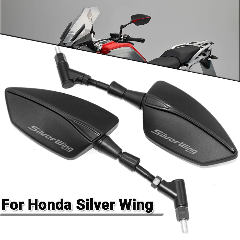 

For Honda FCS600 Silver Wing SilverWing GT400 600 Motorcycle Mirror Scooter Rearview Mirrors Back Side Convex Mirror