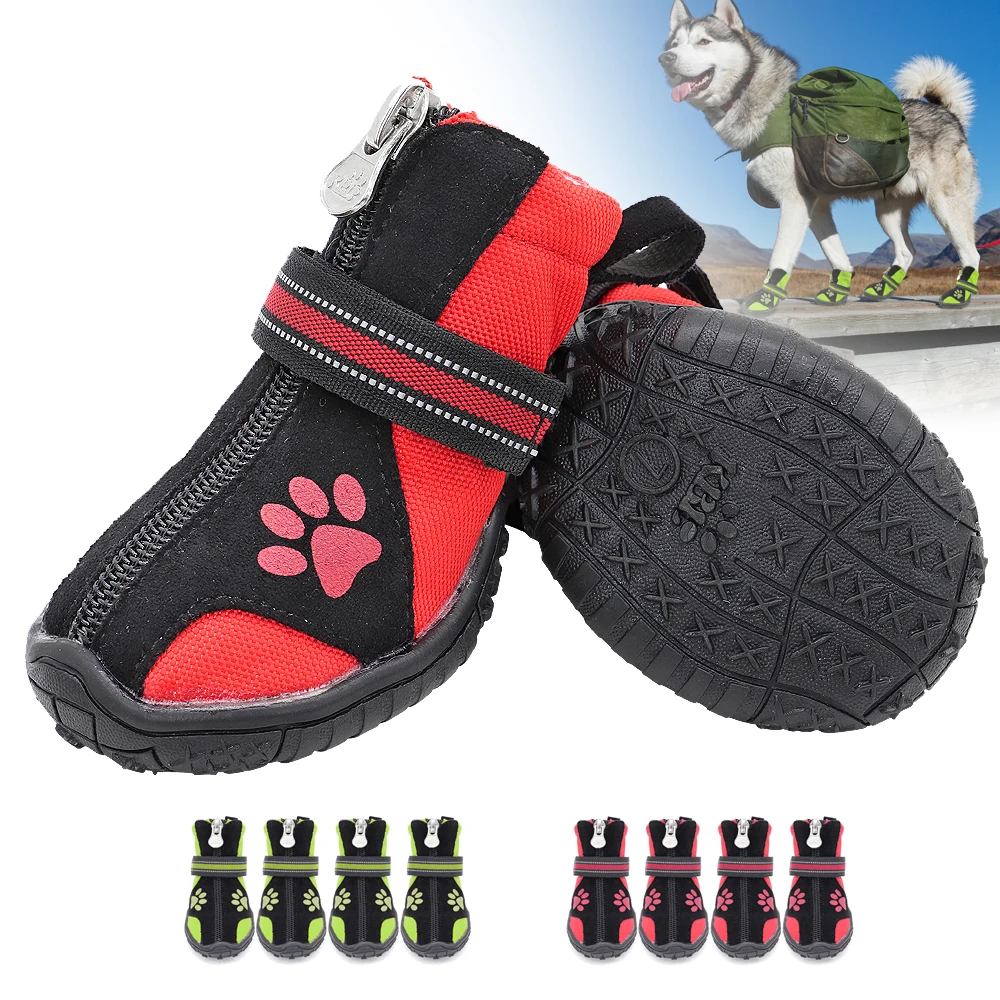 

4pcs Dogs Dogs Non-slip Winter Rain Boots Autumn Dog Pet Pet Large Reflective For Shoe Warm Cold Shoes Snow Shoes Dog Small