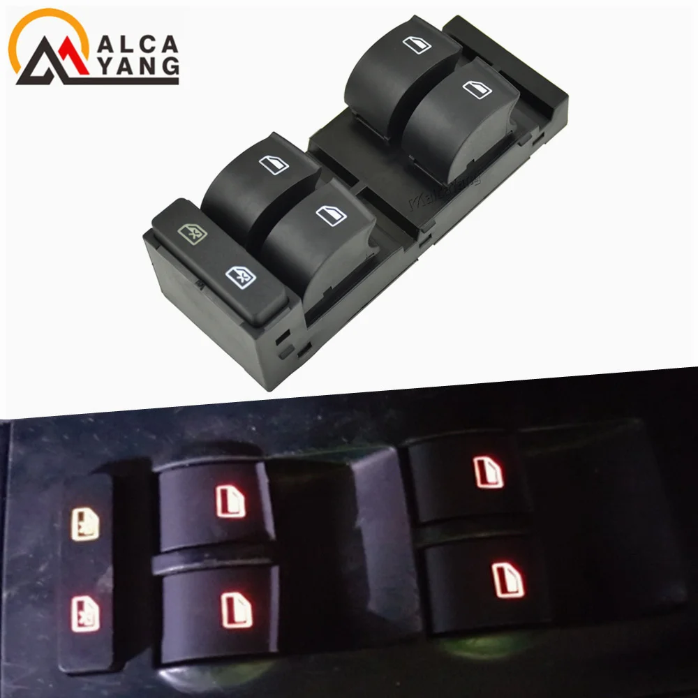 

New Left Hand Driver Electronic Power Master Window Control Switch For Audi A3 A6 C5 RS6 S6 Allroad 4B0 959 851 4B0959851