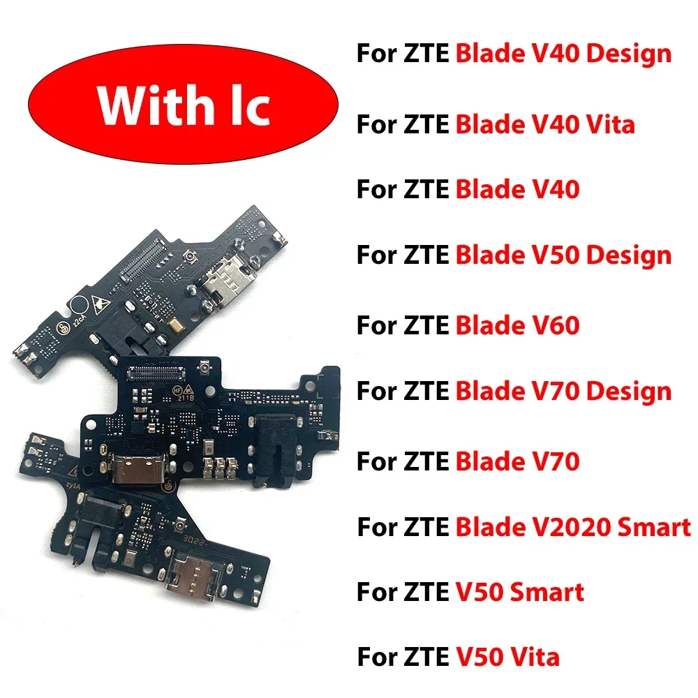 Фото 10 шт. для ZTE Blade V Smart 1050/V40 Design/V40 Vita/V40/V50/V60/V70: гибкий кабель-разъем USB для зарядки/док-станции №2