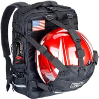 large capacity waterproof motorcycle cycling riding helmet backpack travel bag military helmet molle storage hiking bag
