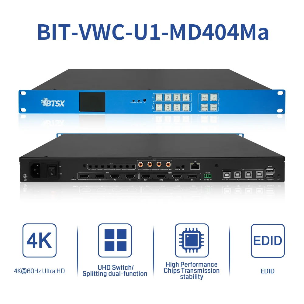 Фото Контроллер видеостен 4K60, матричный HDMI-процессор и мультиэкранный процессор для систем безопасности, мониторинга и конференц-залов №2