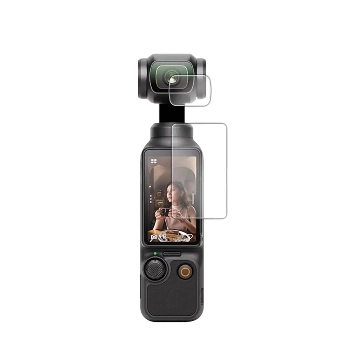 Фото Защитная пленка DTC6 для DJI OSMO Pocket 4, HD-пленка из закаленного стекла для экрана и объектива камеры, полное покрытие №1