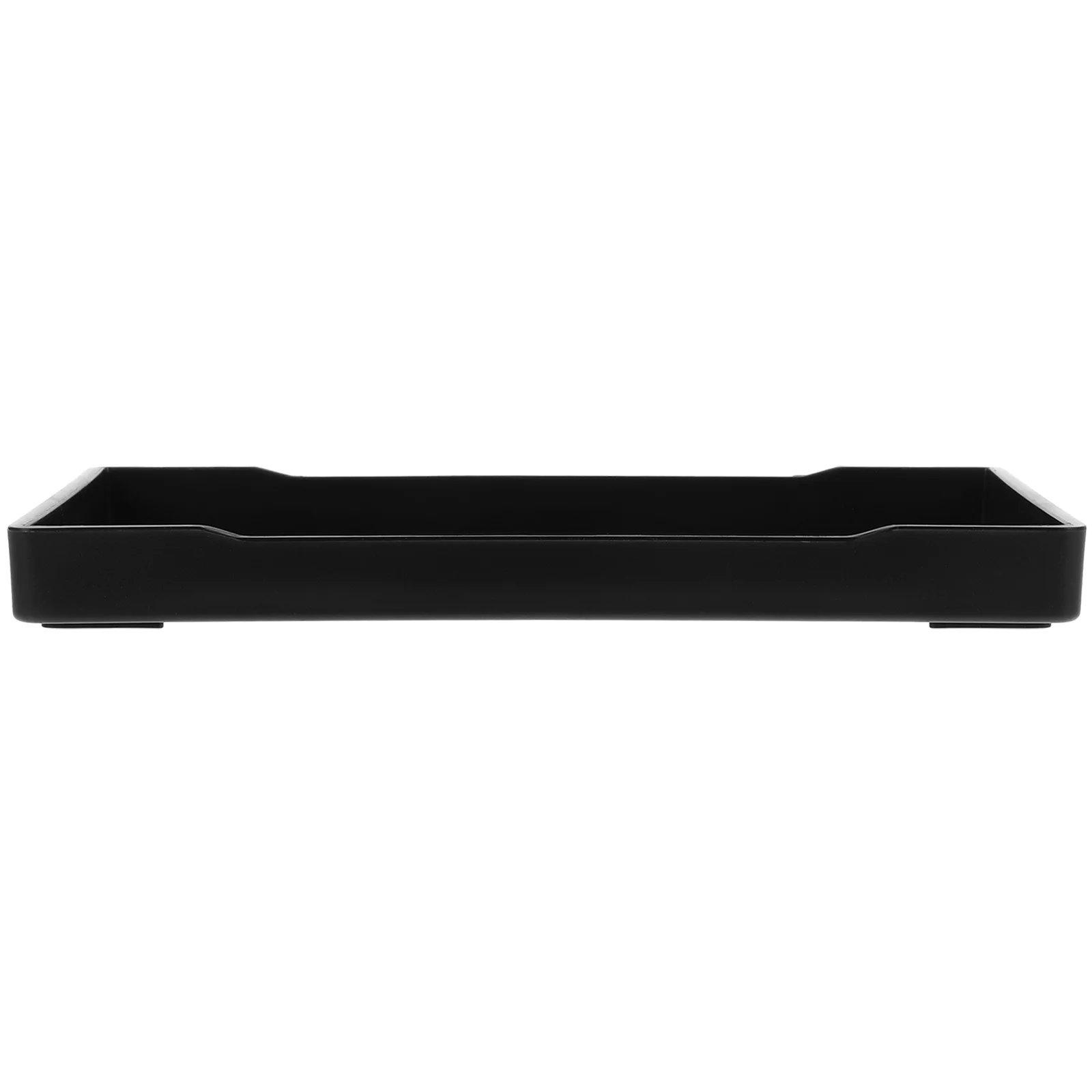 

Bathroom Countertop Tray Rectangle Jewelry Holder Storage Plate Melamine Desktop Organizing