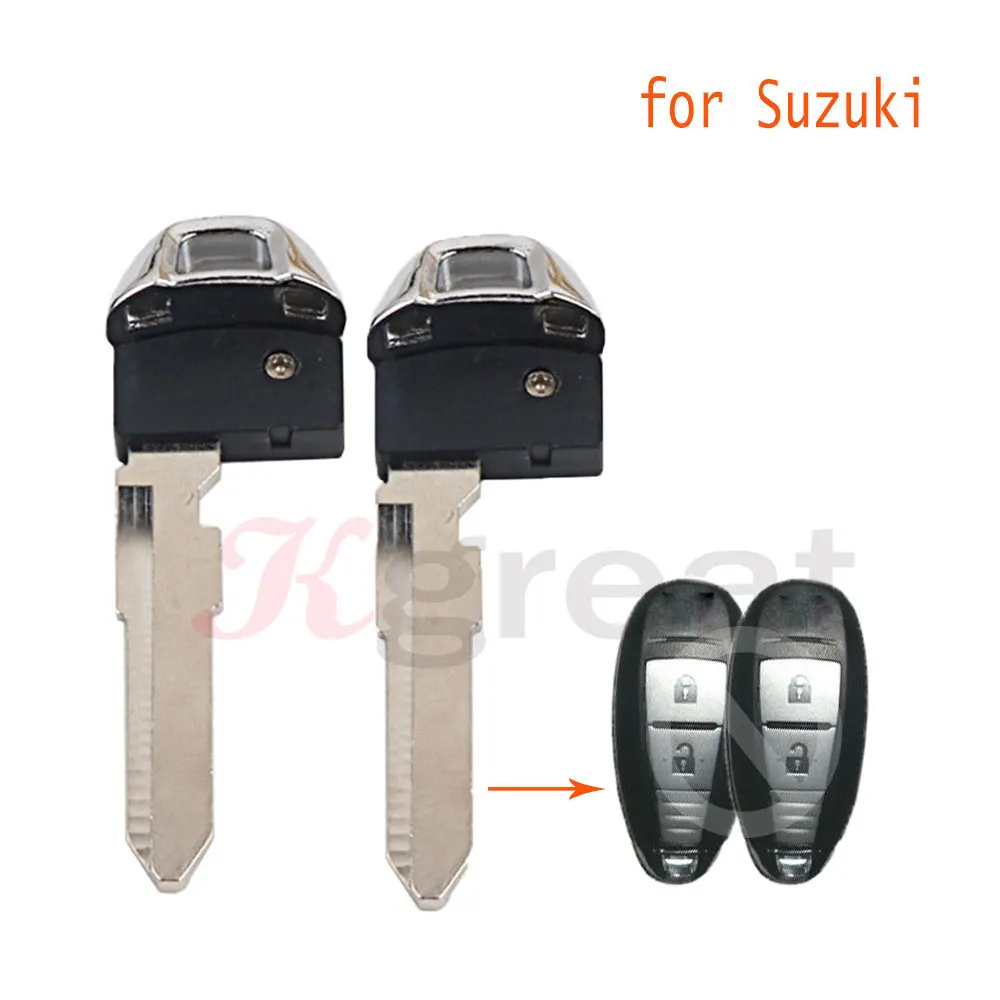 

10PCS/LOT Car Remote Key Blank for Suzuki Kizashi Swift SX4 2010 2011 2012 HU87 Smart Emergency Key Blade for Suzuki Small Key