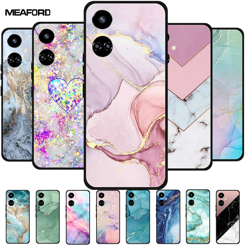 Чехлы для Tecno Camon 19 19Neo 19Pro 4G 5G мраморные Мягкие силиконовые чехлы из ТПУ Pro