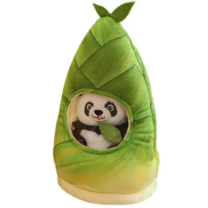 Plush Kawaii Backpack Bamboo With Panda Toys In Stuffed Bamb