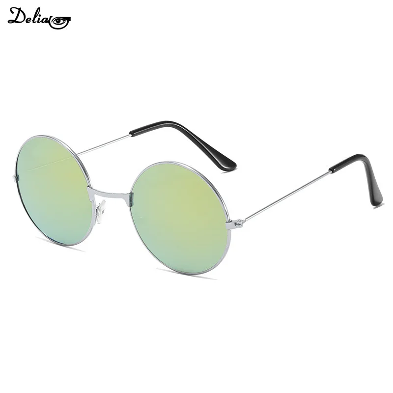 Модные круглые солнцезащитные очки в стиле ретро декоративные для свадьбы