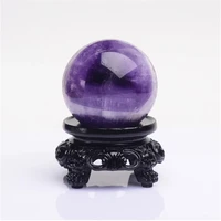 home decor natural crystal stone polished globe massaging ball reiki healing stone exquisite collect souvenirs gift not base
