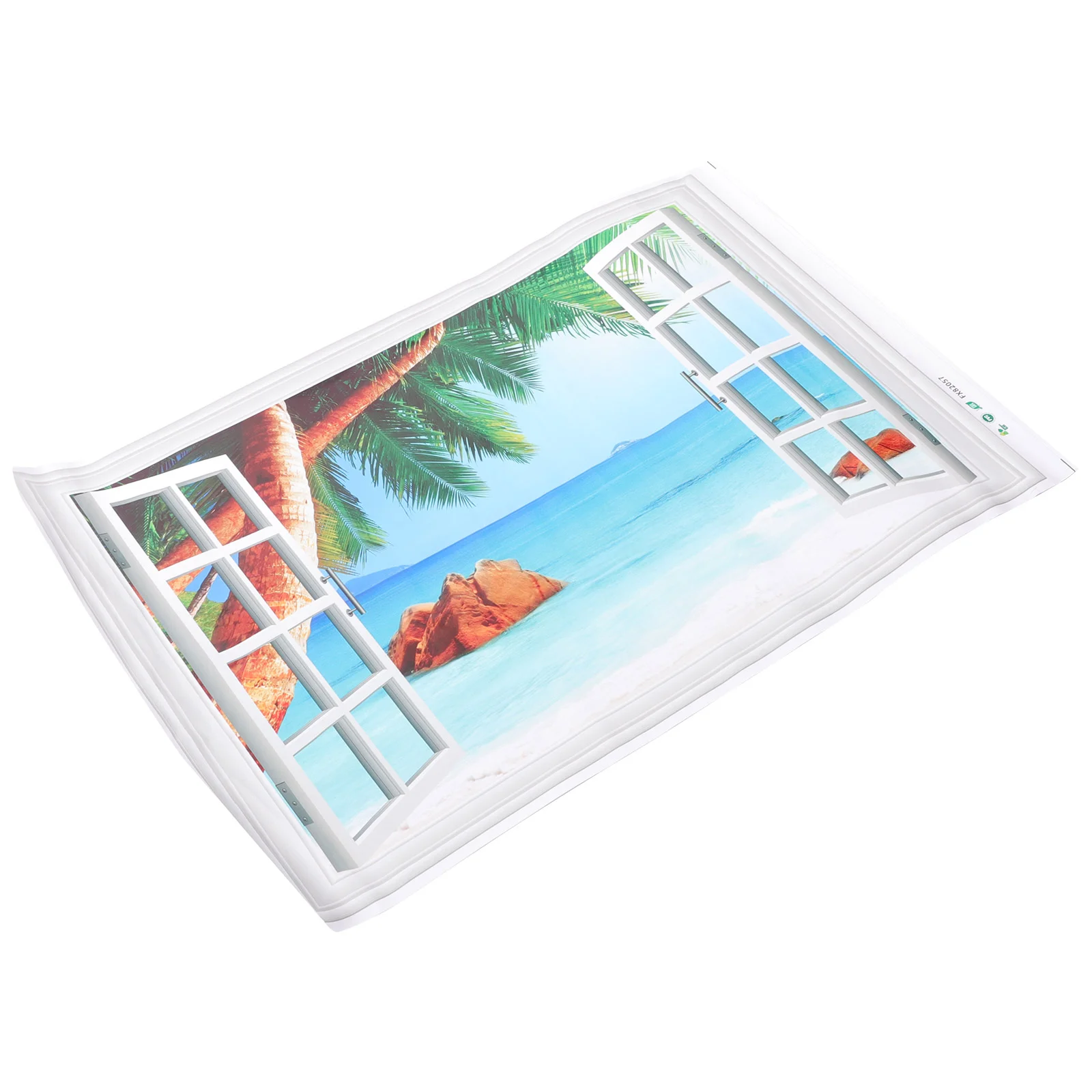 

1 Sheet Simulated Window Wall Sticker Landscape Wall Sticker 3D Fake Window Wall Decal for Bedroom