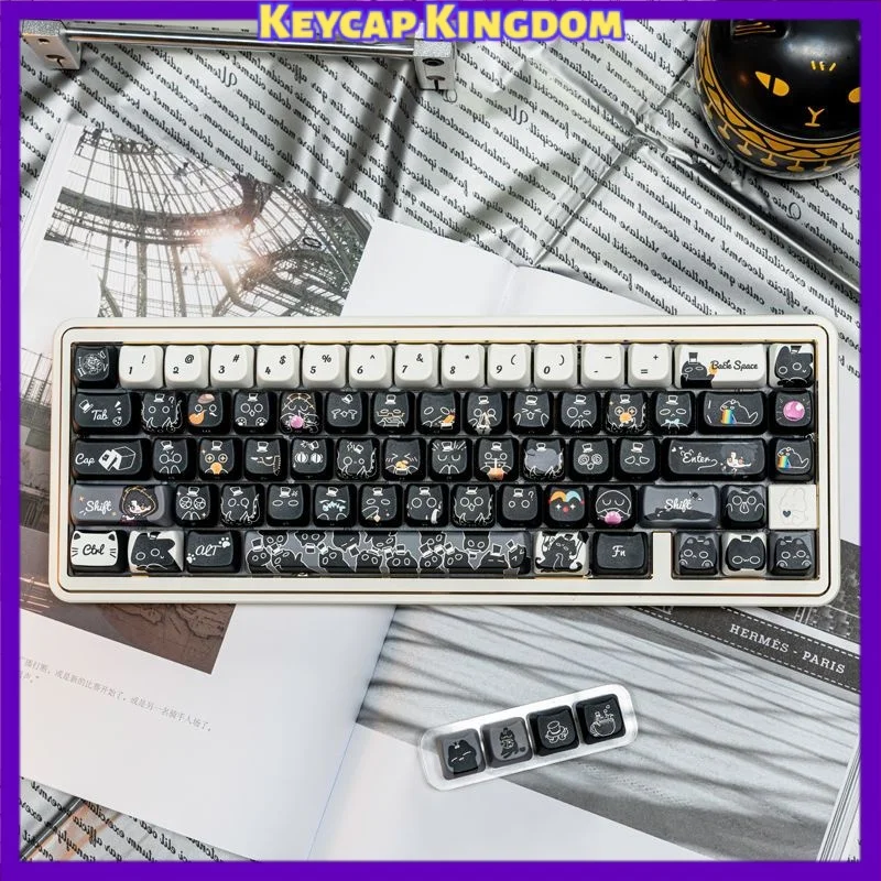 Фото Колпачки для механической клавиатуры Lord of Mysteries Klein Moretti Kemiao Anime, PBT, MOA, кастомные, милые, для ПК, игровые аксессуары, подарки №1