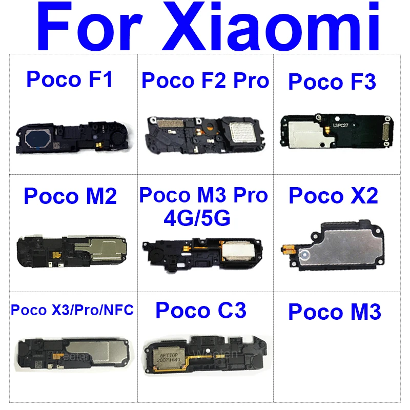 

Гибкий кабель для динамика Xiaomi Pocophone Poco C3 F1 F2 F3 X2 X3 GT NFC M2 M3 M4 Pro 4G