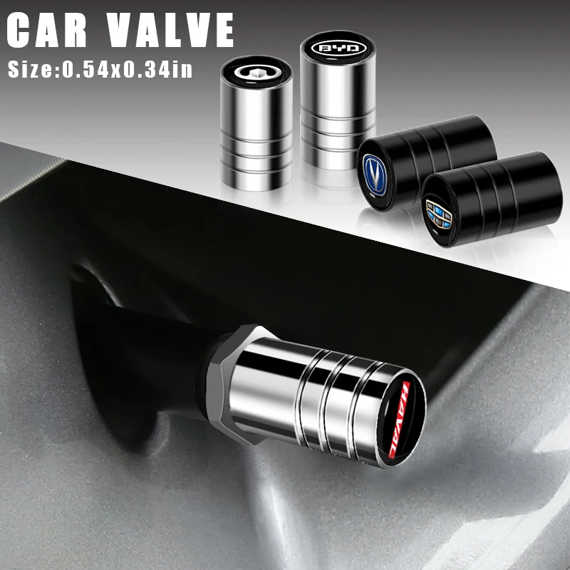 Колпачки клапанов на автомобильные колеса 4 шт. алюминиевые обода для Toyota Yaris Hilux