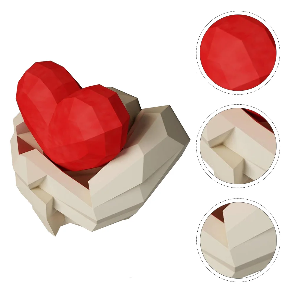 

1 Set Holding Heart Wall Decor Wall Hanging Decor Valentine's Day DIY Ornament