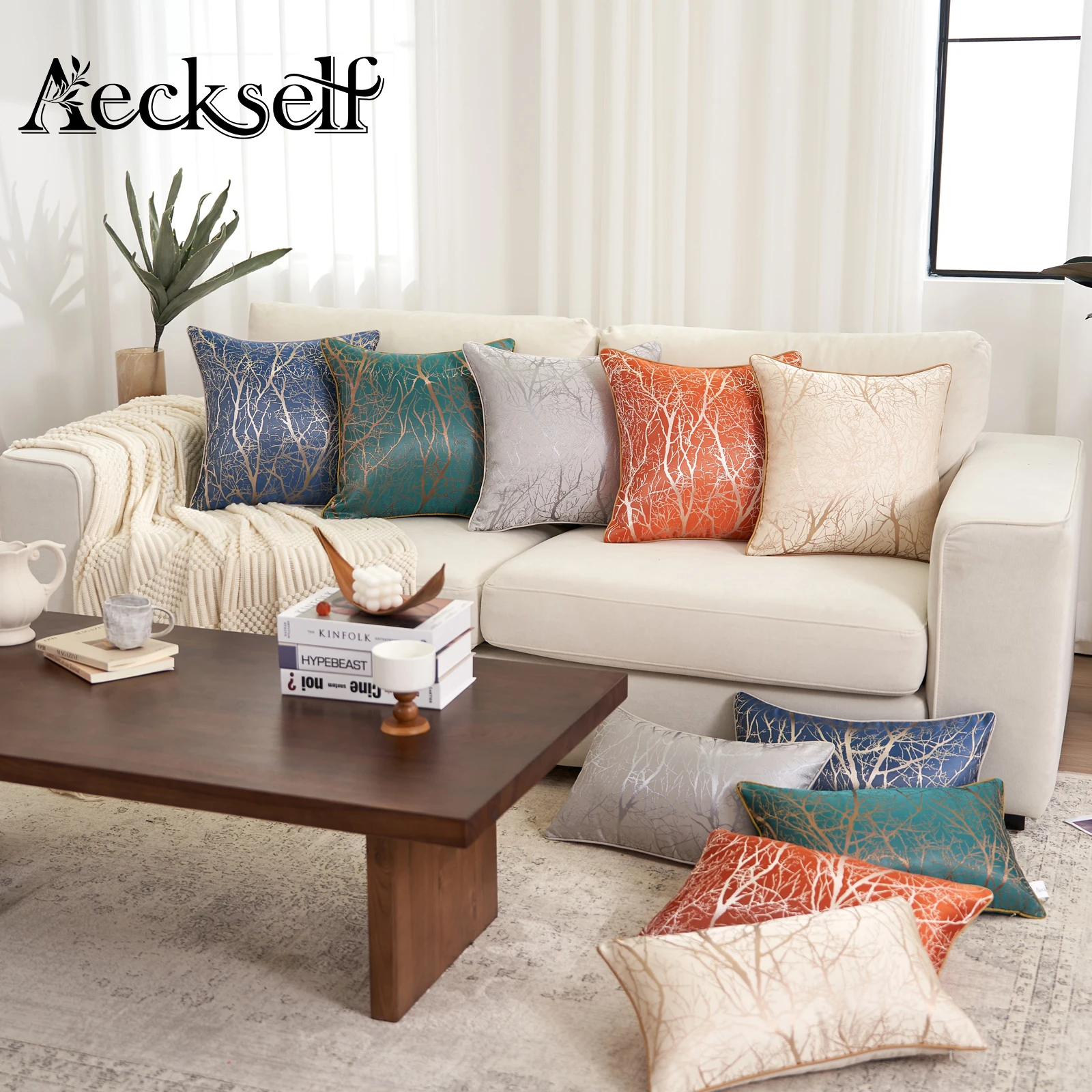 Современное украшение для дома Aeckself декоративная подушка искусственное