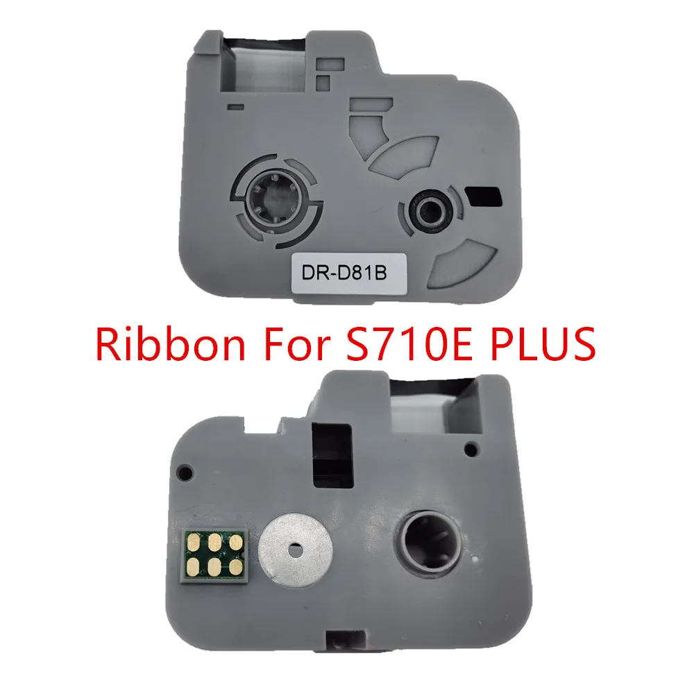 Лента DR-D81B для принтера S710E PLUS черная чернильная лента линейного номера BIOVIN
