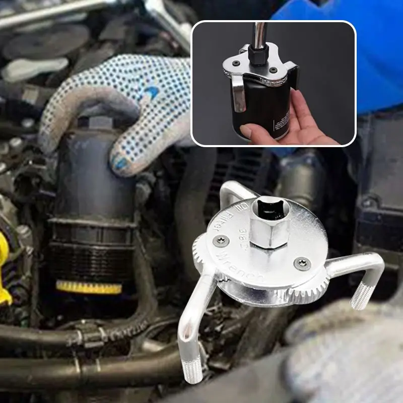 Регулируемый гаечный ключ для масляного фильтра инструмент из хромованадиевой