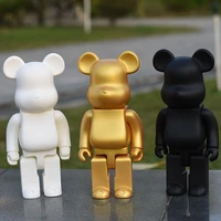 28cm new action figure bearbrick berbrick 400 figurines for interior games home decoration desk accessories luxury living room