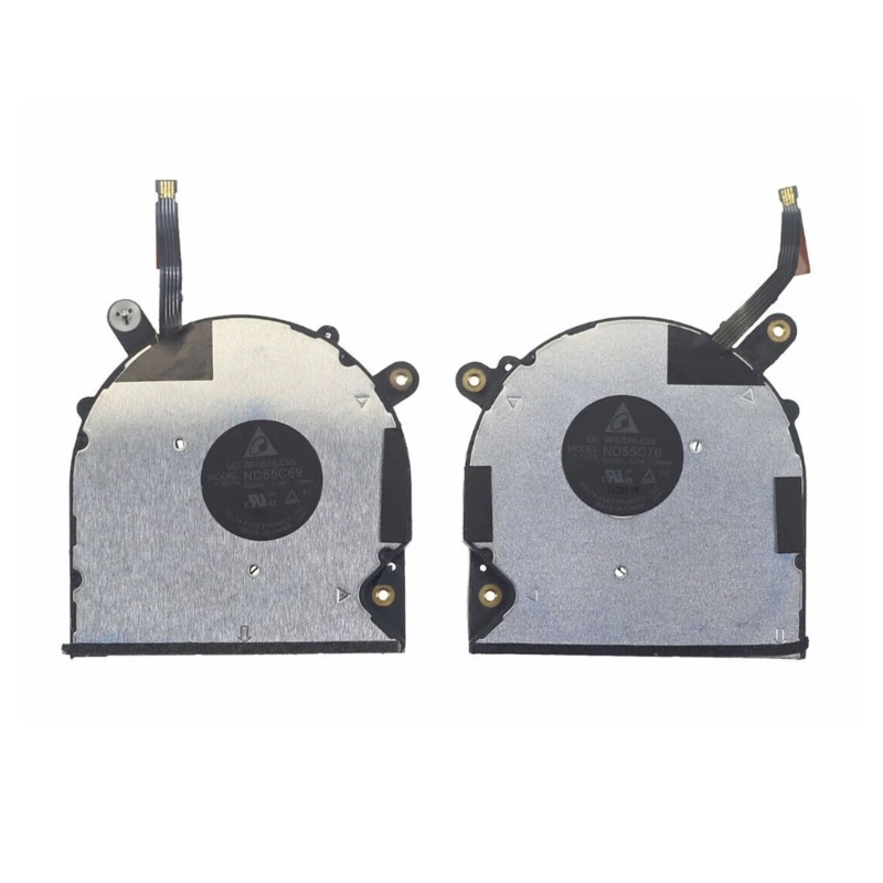 

CPU GPU Fan Laptop Cooling Fan 5V 4-pin 4-wires for Dell 13 7390 2-in-1 Laptop Part Brushless Motor P9JB