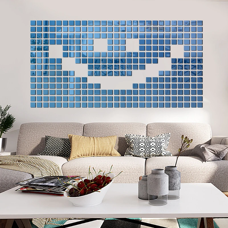 

100 шт., акриловые 3D наклейки на стену, 2/3/4 см